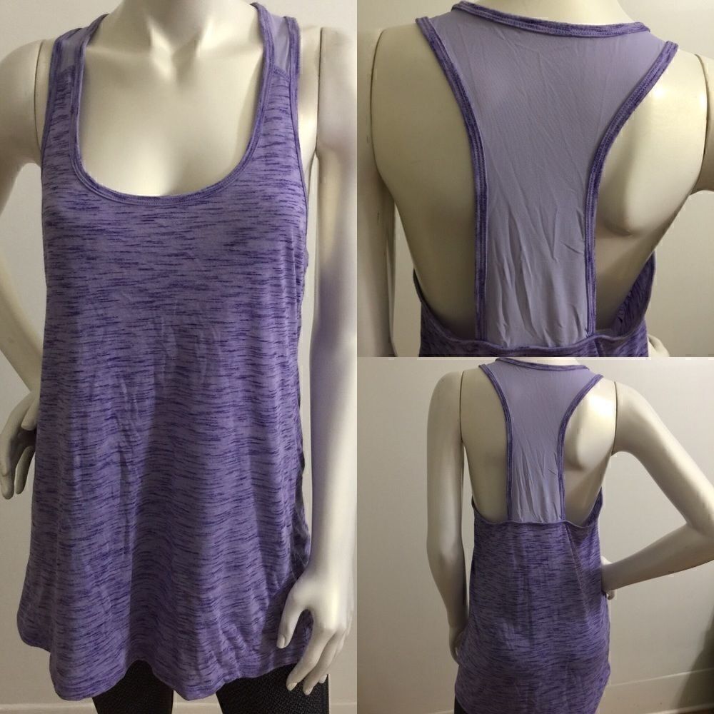 Pure & Simple mesh racer back tank! Comfy‎